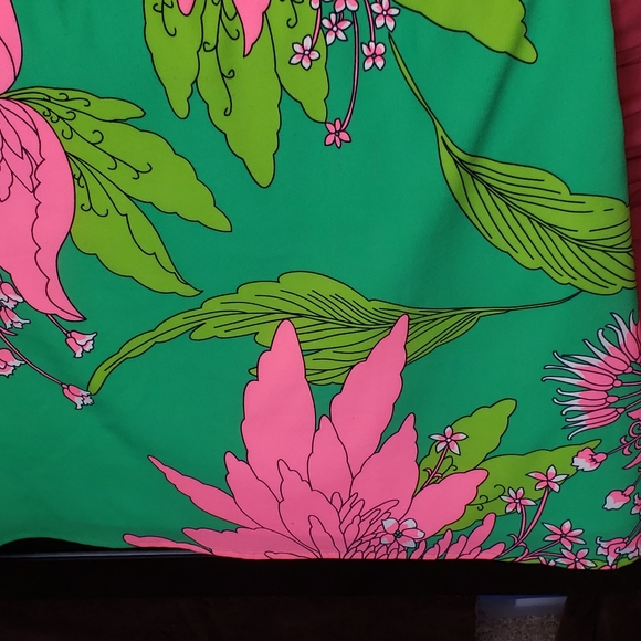 SUMMER BRIGHT JULIE BROWN SHIFT DRESS - Picture 3 of 13